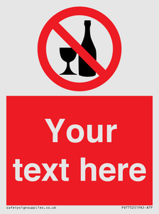 Custom prohibition no alcohol